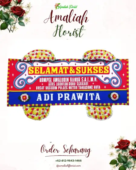 Papan Bunga Ucapan Selamat Doroampel