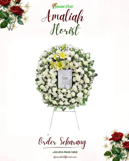 Krans Bunga Duka Doroampel